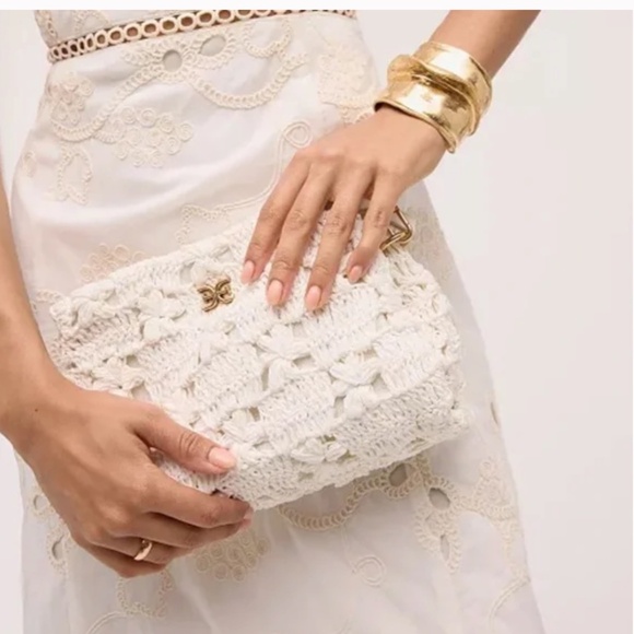 Sam Edelman Ivory Crochet Crossbody Bag - Picture 3 of 5